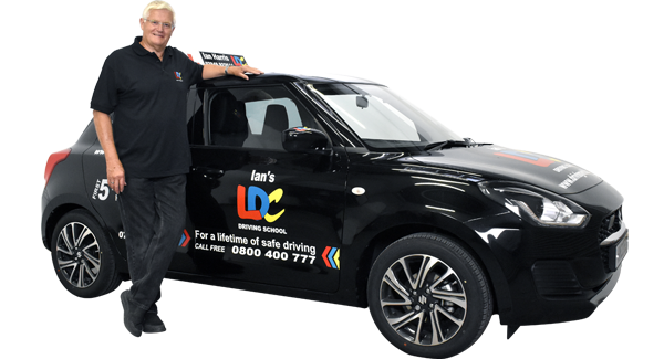 Ian Harris's driving school car